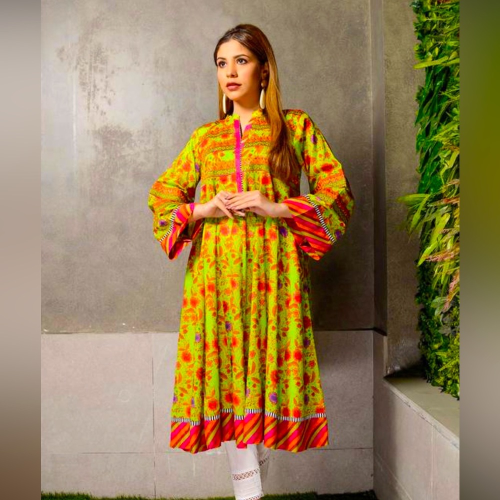 New charizma brand summer floral cotton dress